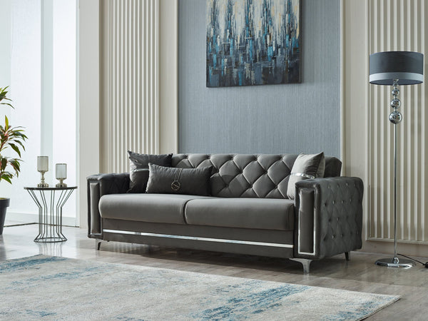 Bolivya Tufted Convertible Sofa by Timber Land - Luxurious Convertible Sofa Bed