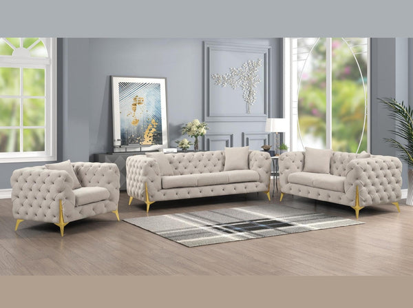 Contempo Living Room Sofa Set