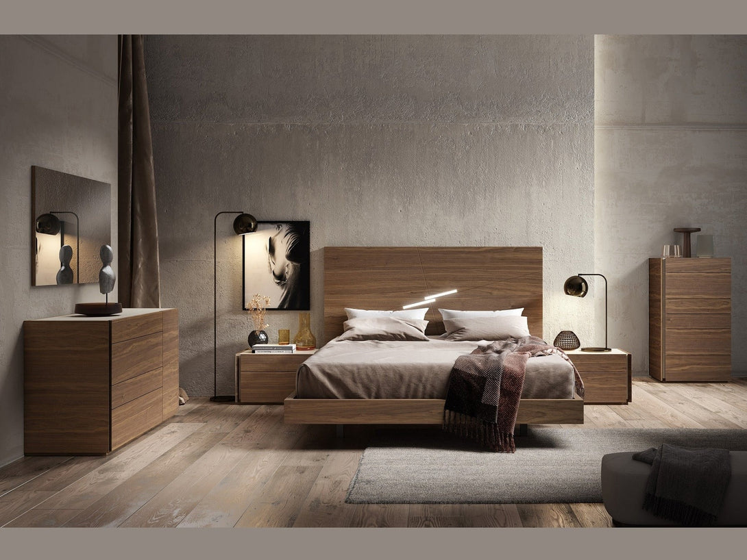 Faro Bedroom Set with bed, wardrobe, and bedside tables - Timber Land Furniture