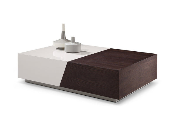 Modern Coffee Table with wooden and metal accents for contemporary living room