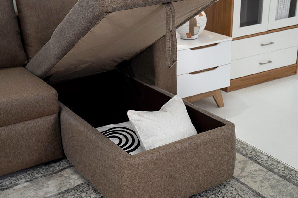 Stella Sofa Cum Bed With Storage by Timber Land - Versatile and Functional Sofa Bed