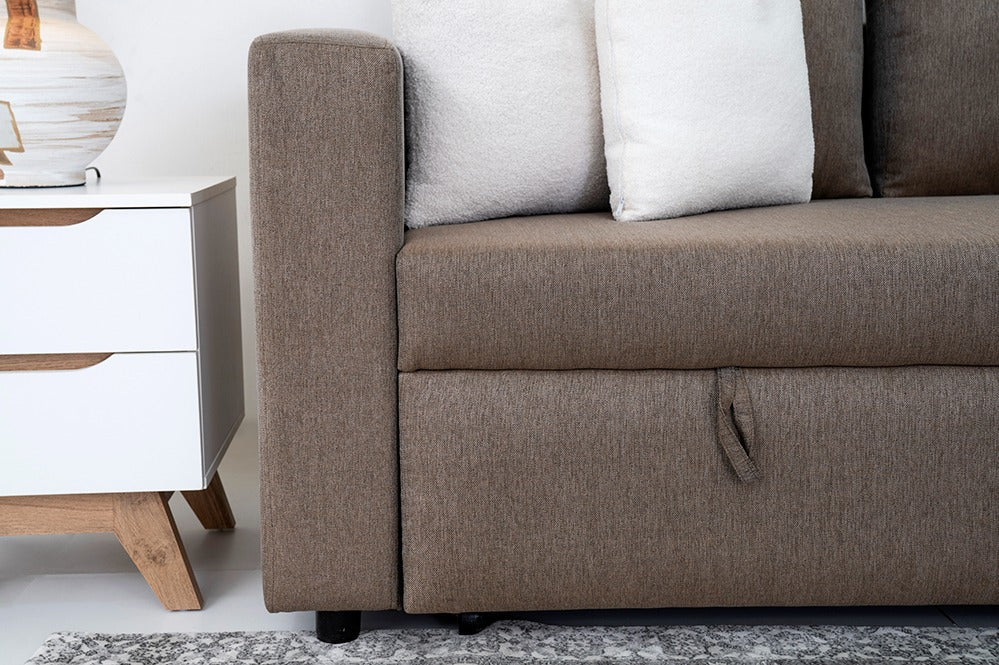 Stella Sofa Cum Bed With Storage by Timber Land - Versatile and Functional Sofa Bed